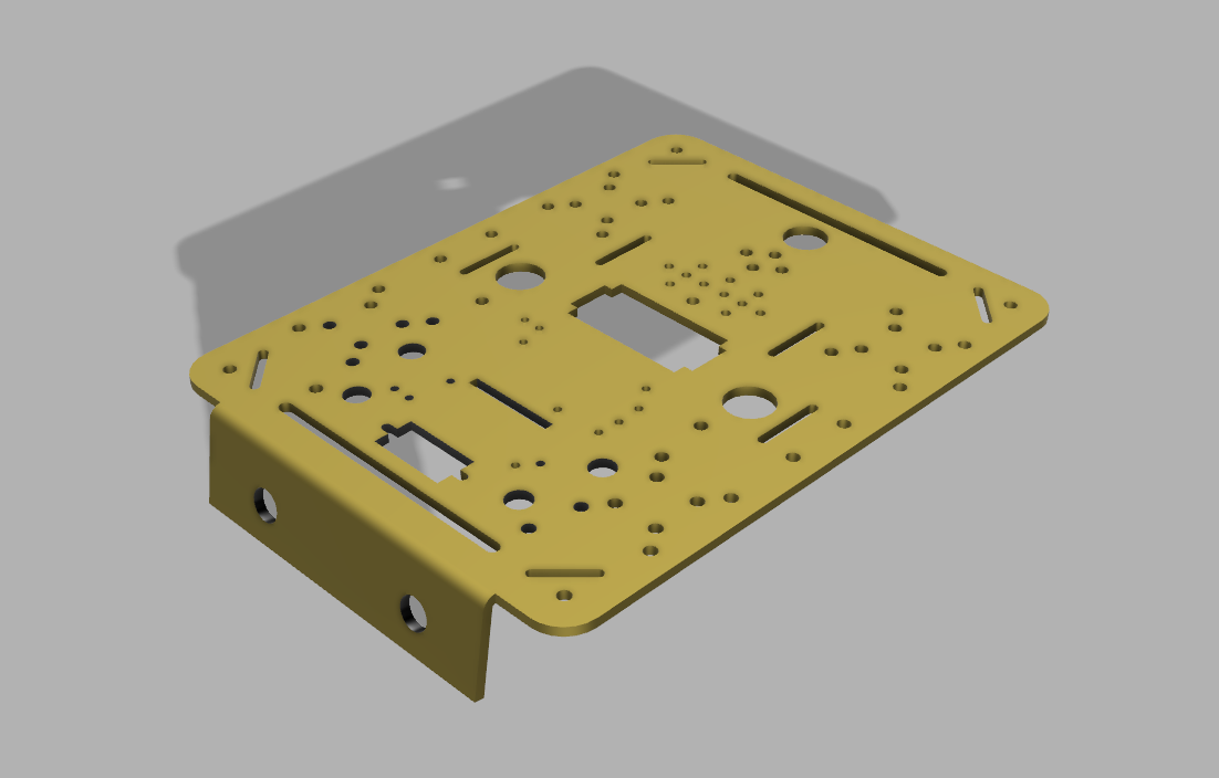 Chassis Body Modelled In Fusion 360